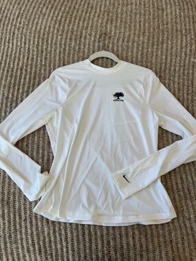 Nike Women’s White Long-Sleeve Performance Shirt Mission Hills
